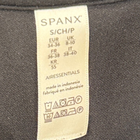 Spanx Black Half-Zip Pullover - Picture 2 of 5